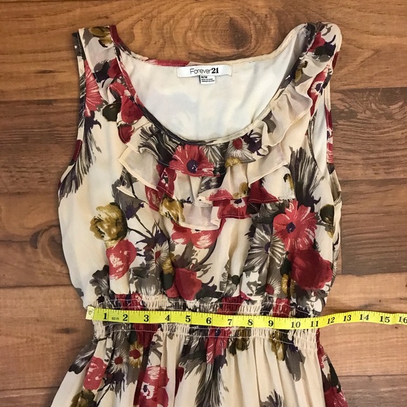 Forever 21 Flower Dress Size M - Picture 5 of 6